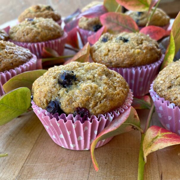 Banana Blueberry Muffins